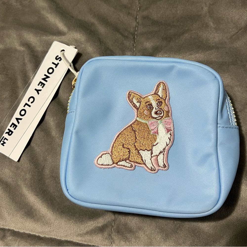 Stoney Clover Lane Corgi small Pouch.